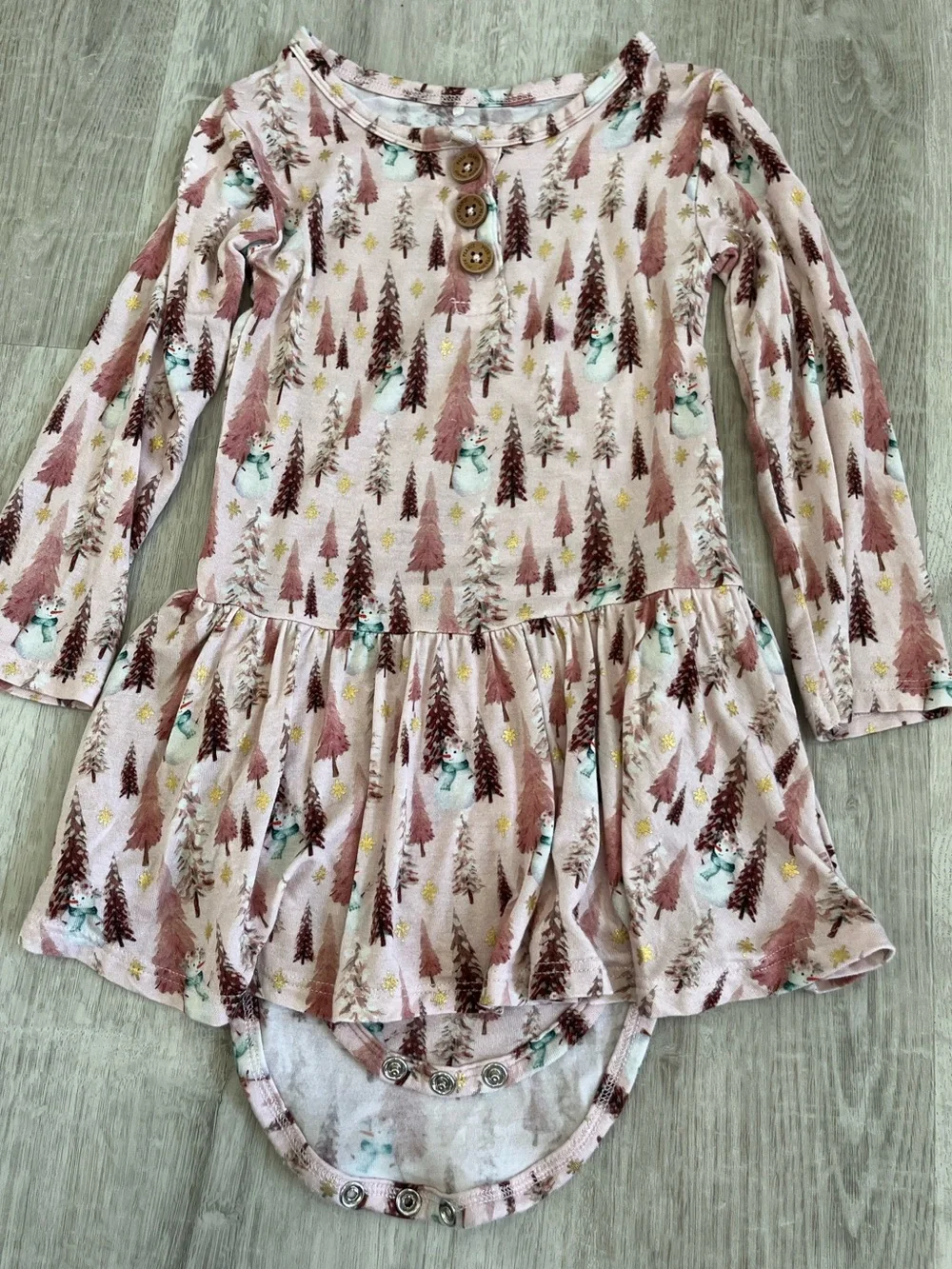 Posh Peanut Sparkles Twirl Bodysuit 2T Bamboo One Piece Bodysuit Holiday Xmas